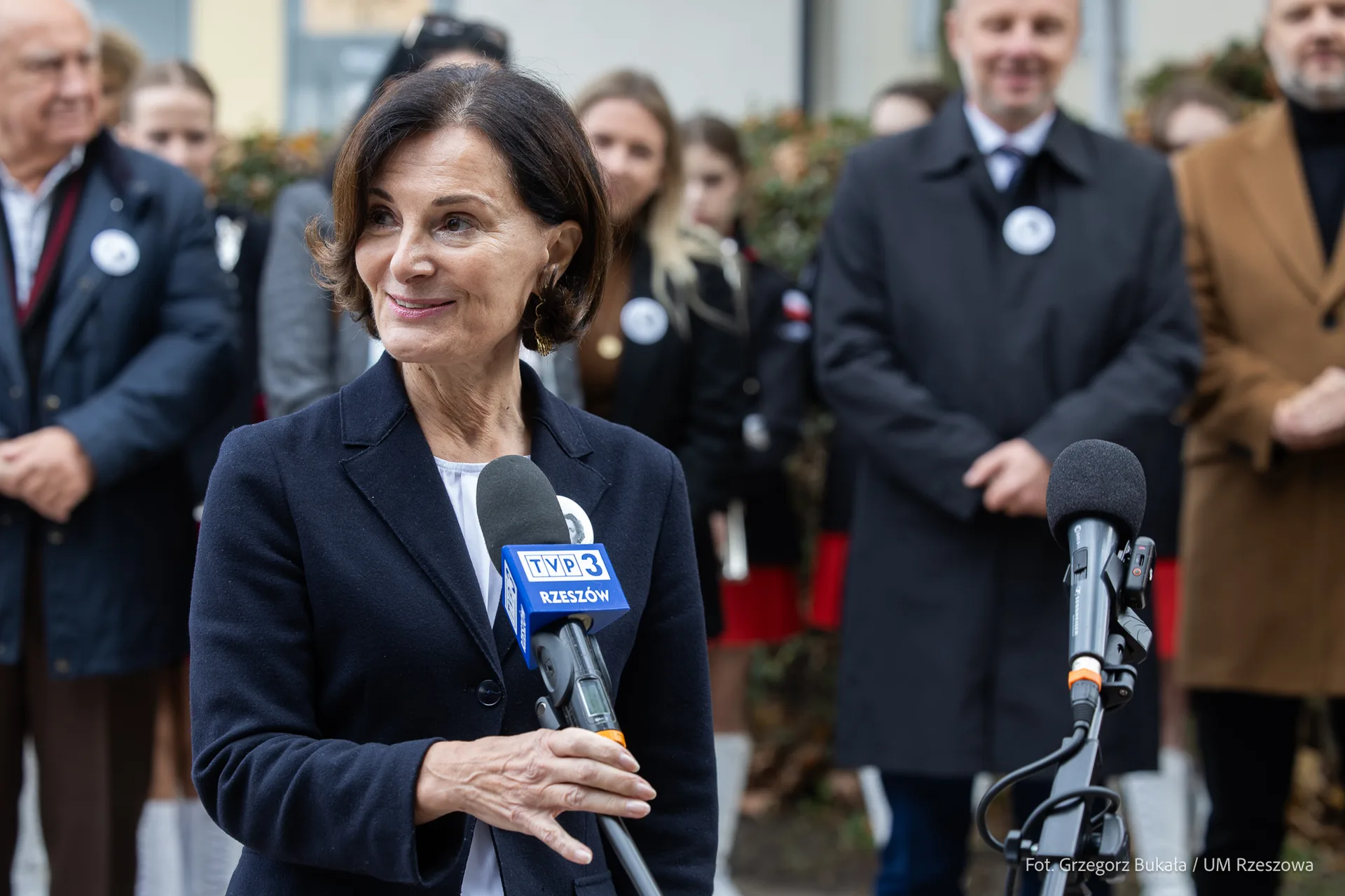 Uroczystość nadania imienia Marii Stromberger ulicy na osiedlu Pułaskiego w Rzeszowie