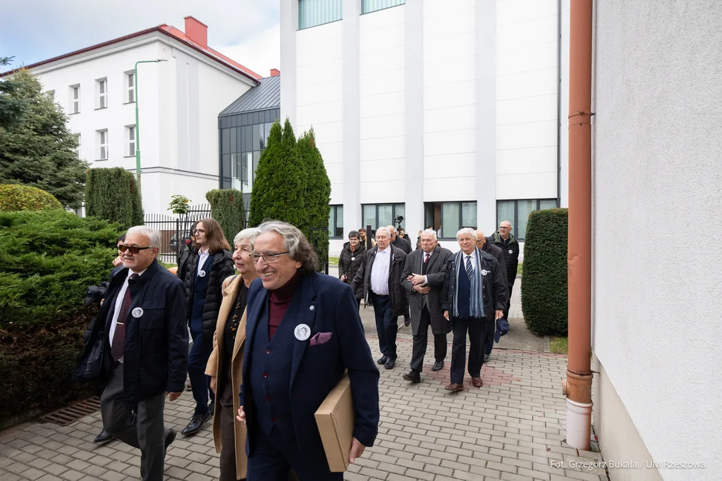 Uroczystość nadania imienia Marii Stromberger ulicy na osiedlu Pułaskiego w Rzeszowie