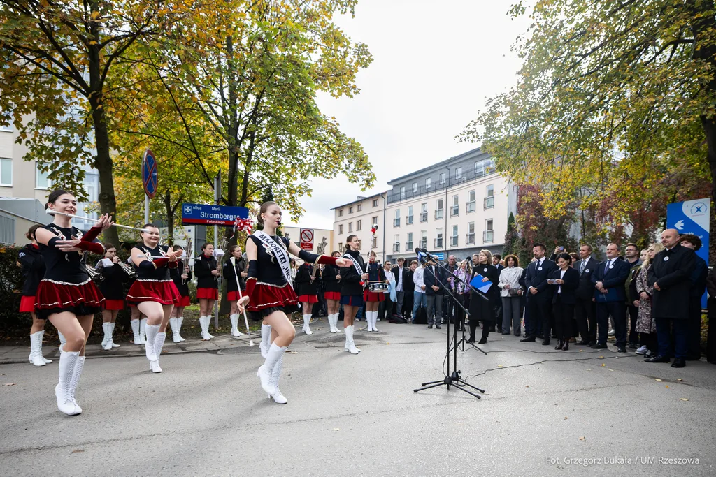 Uroczystość nadania imienia Marii Stromberger ulicy na osiedlu Pułaskiego w Rzeszowie