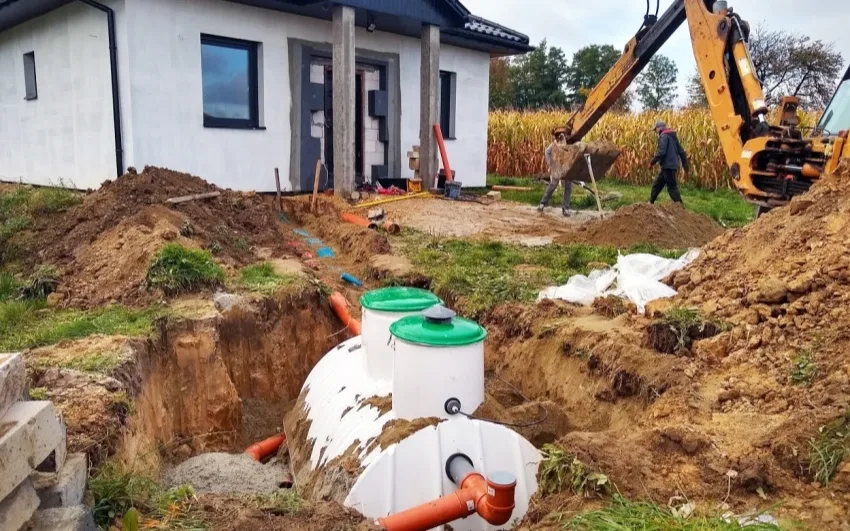 budowa przyfomowej oczyszczalni ścieków