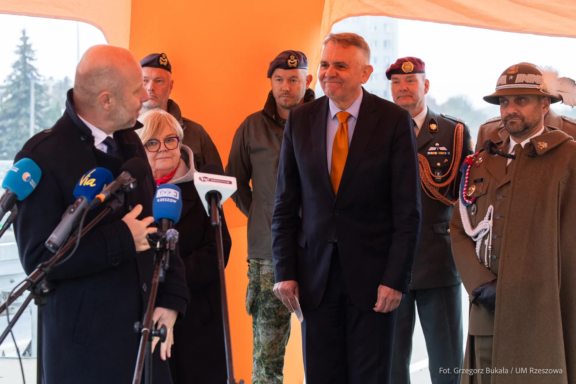 ulica generala maczka odsloniecie tablicy