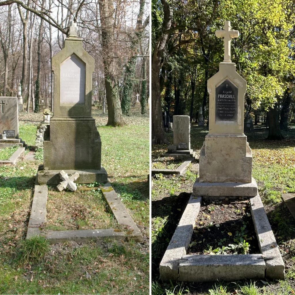 Leopold Praschill stary cmentarz
