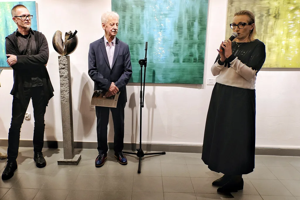 Tomek Mistak, prof. Jerzy Nowakowski i Beata Kuman
