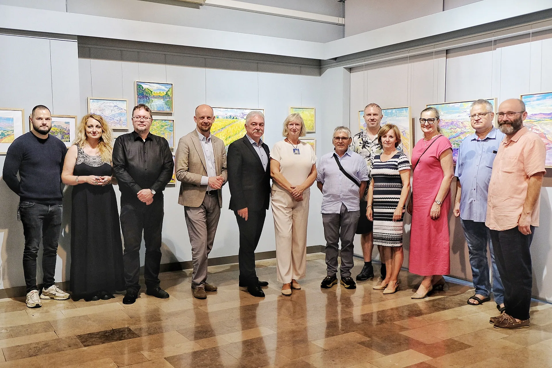 Malarstwo Petera Horváta oraz grafiki Milana Bandurčina